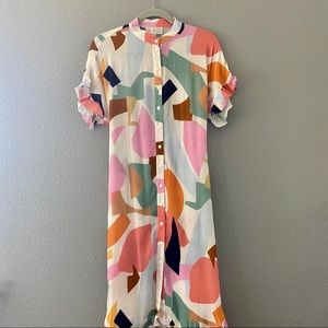 Corey Lynn Calter Abstract Dress (Anthropologie)